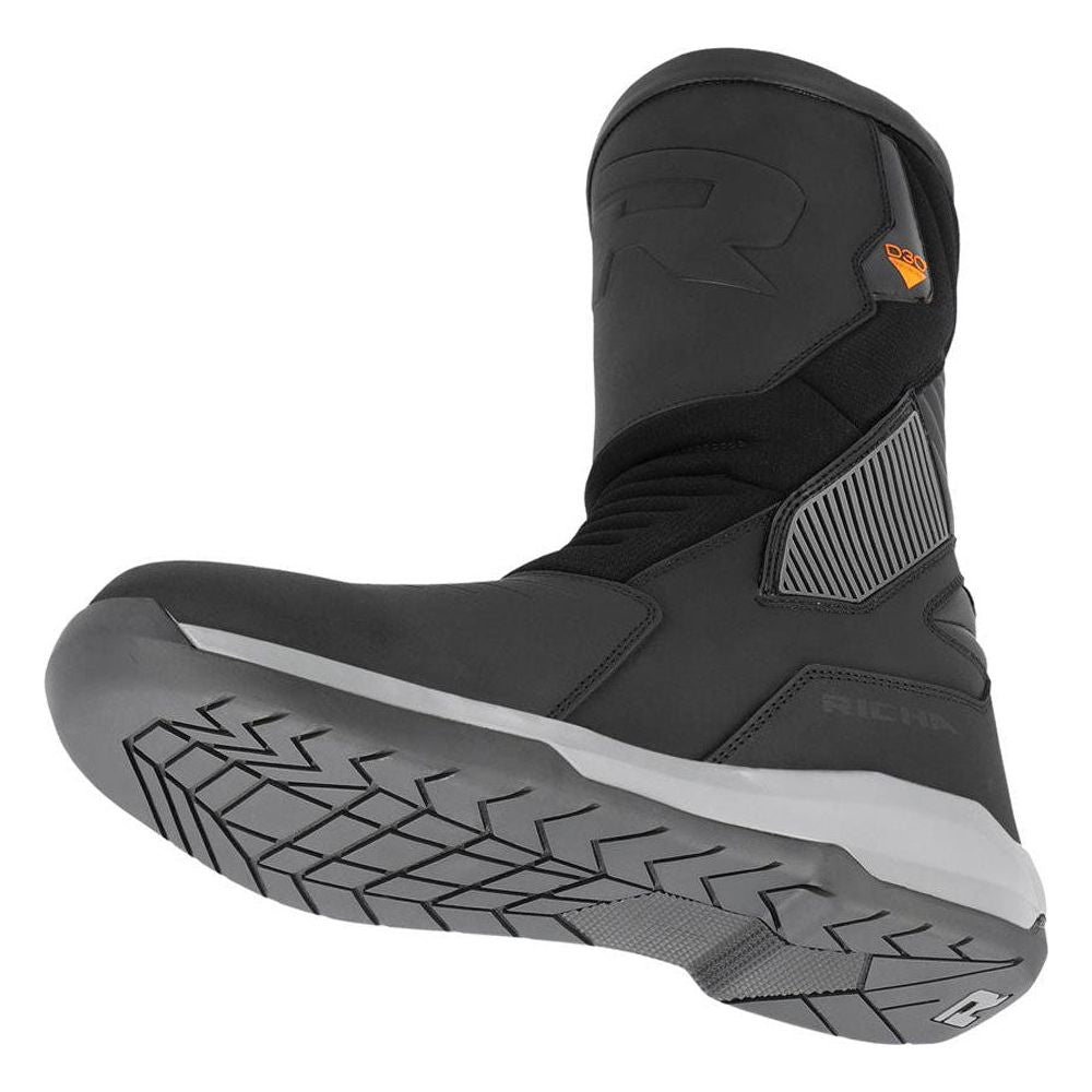 Richa Apollo Waterproof Boots Black FREE 1 YEAR Returns, FREE UK Delivery | ThrottleChimp