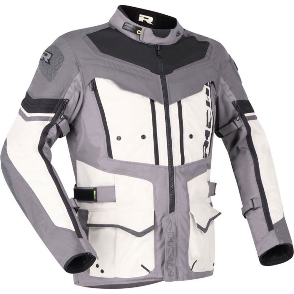 Richa Infinity 2 Adventure Textile Jacket Grey FREE 1 YEAR Returns, FREE UK Delivery | ThrottleChimp