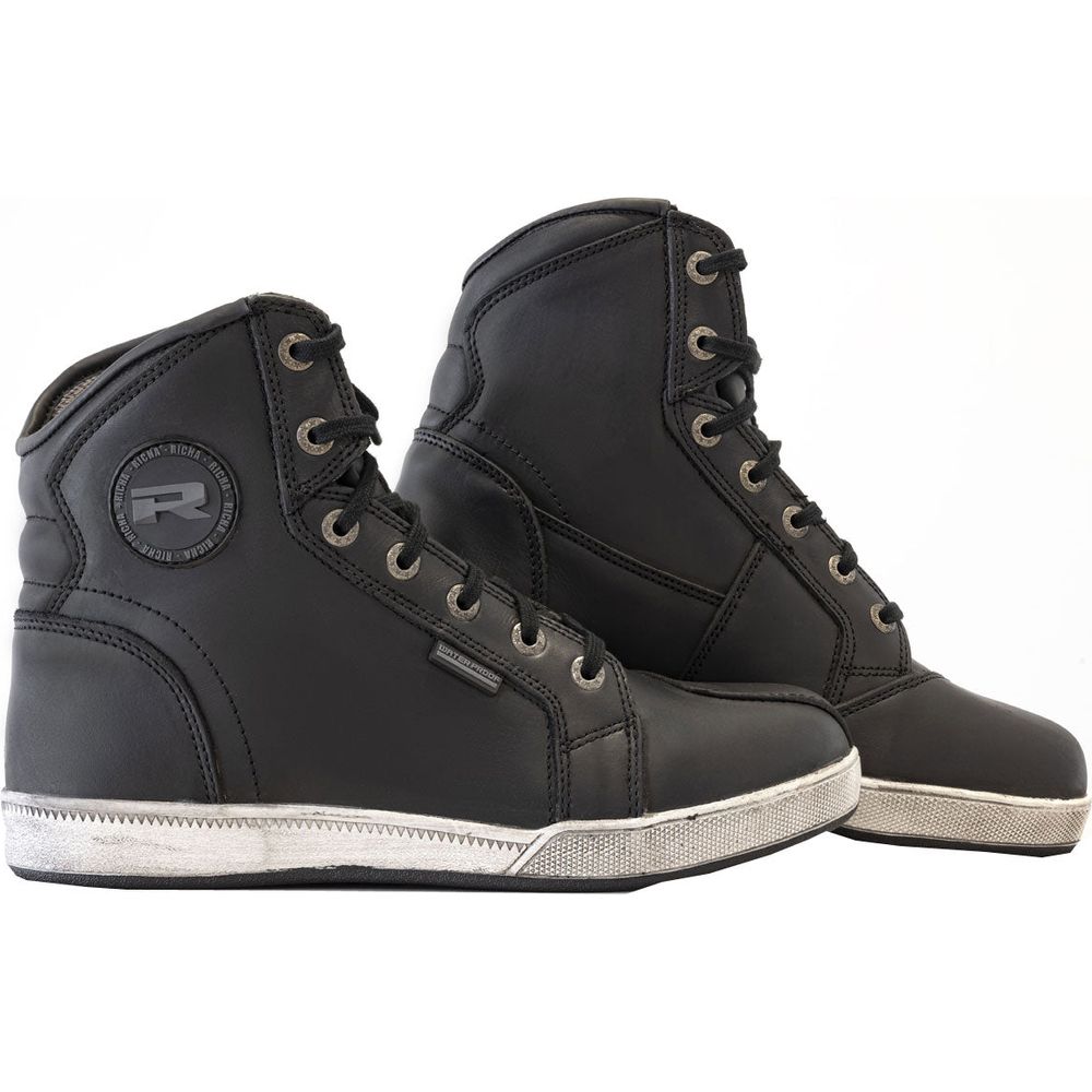 Richa Krazy Horse Riding Boots Black FREE 1 YEAR Returns, FREE UK Delivery | ThrottleChimp