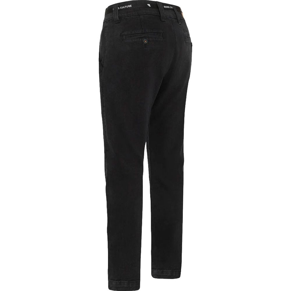Riding Culture Riding Chinos Black FREE 1 YEAR Returns, FREE UK Delivery | ThrottleChimp