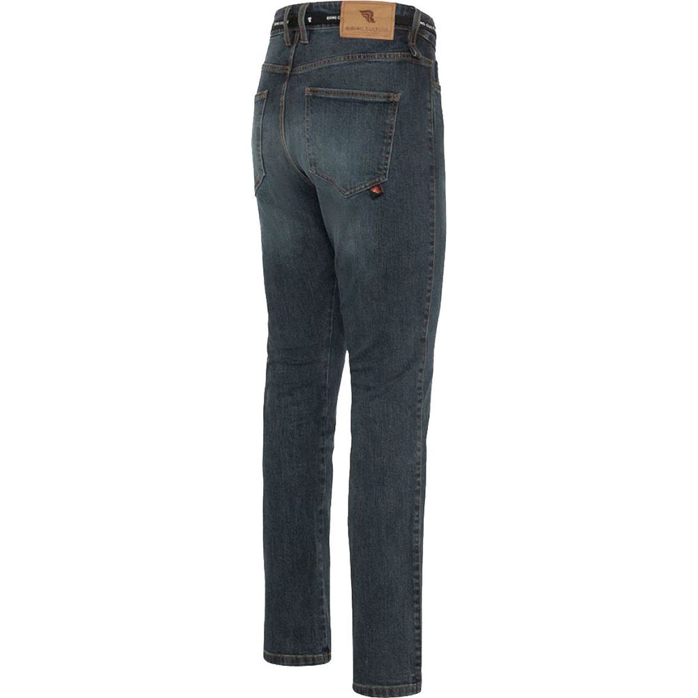 Riding Culture Straight Fit Denim Jeans Washed Blue FREE 1 YEAR Returns, FREE UK Delivery | ThrottleChimp