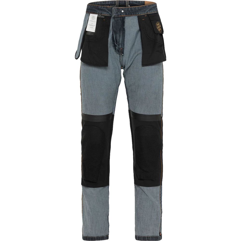 Riding Culture Straight Fit Denim Jeans Washed Blue FREE 1 YEAR Returns, FREE UK Delivery | ThrottleChimp