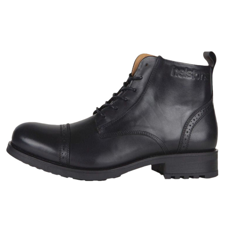 Helstons Rogue Leather Boots Black FREE 1 YEAR Returns, FREE UK Delivery | ThrottleChimp