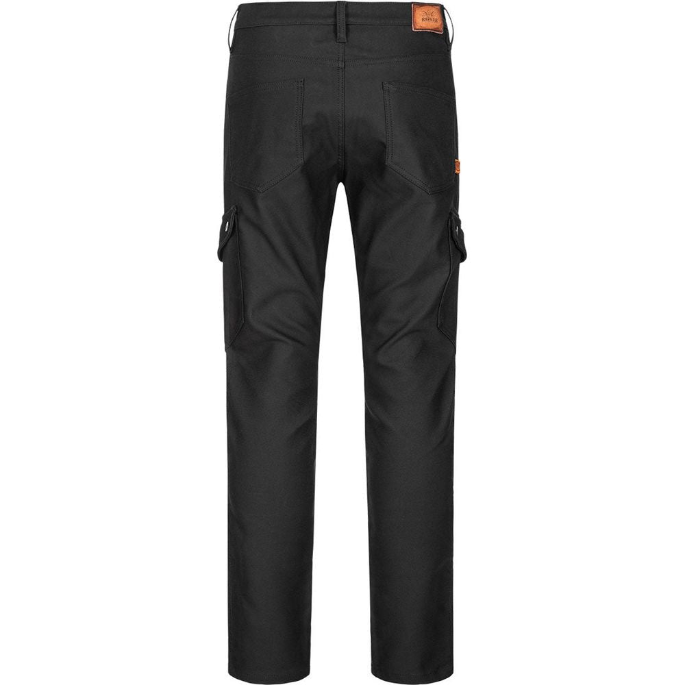 Rokker Black Jack Slim Fit Cargo Trouser Black FREE 1 YEAR Returns, FREE UK Delivery | ThrottleChimp