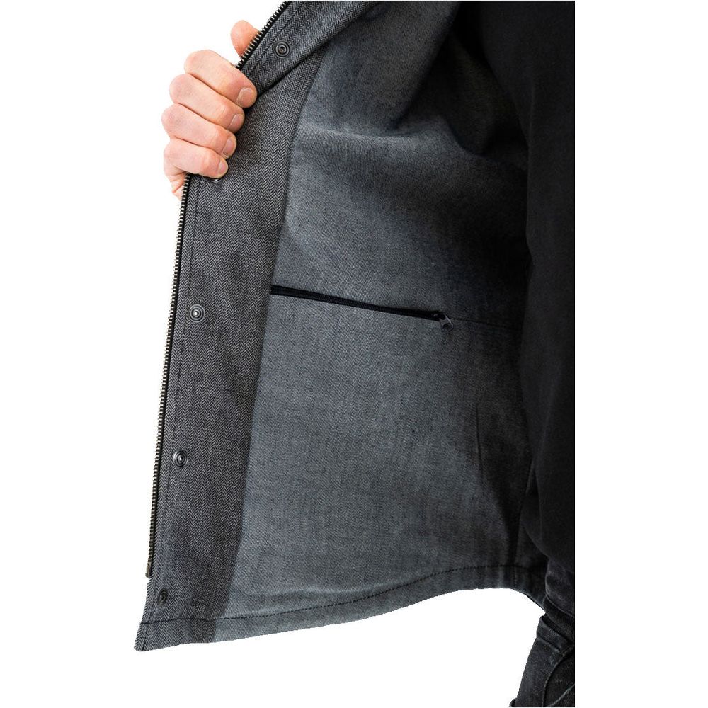 Rokker Boston Rider Shirt Grey FREE 1 YEAR Returns, FREE UK Delivery | ThrottleChimp