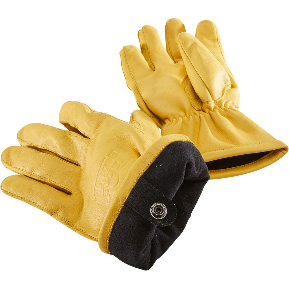 Rokker California Insulated Leather Gloves Natural Yellow FREE 1 YEAR Returns, FREE UK Delivery | ThrottleChimp