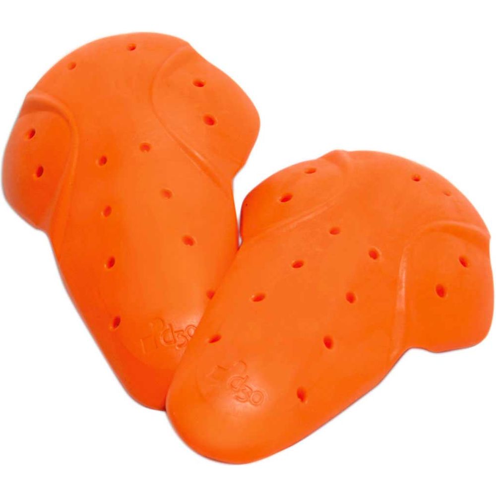 Rokker D3O Armor Knee Protectors Orange FREE 1 YEAR Returns, FREE UK Delivery | ThrottleChimp