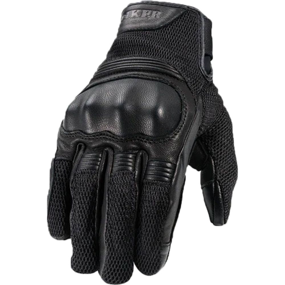 Rokker Austin Mesh Leather Gloves Black FREE 1 YEAR Returns, FREE UK Delivery | ThrottleChimp