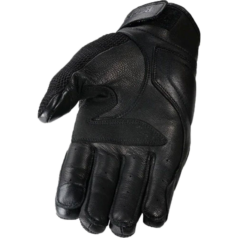 Rokker Austin Mesh Leather Gloves Black FREE 1 YEAR Returns, FREE UK Delivery | ThrottleChimp