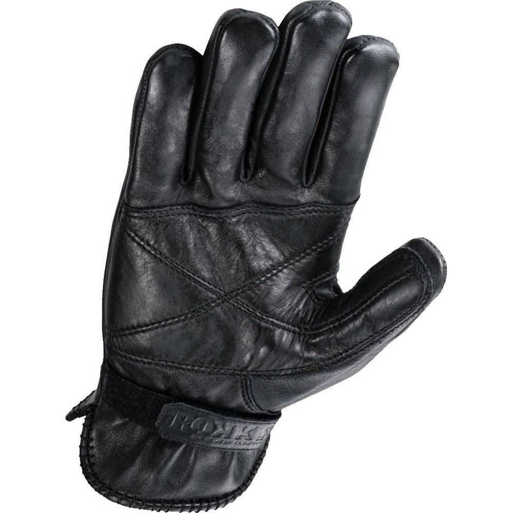 Rokker Tattoo Leather Gloves Ape Black FREE 1 YEAR Returns, FREE UK Delivery | ThrottleChimp