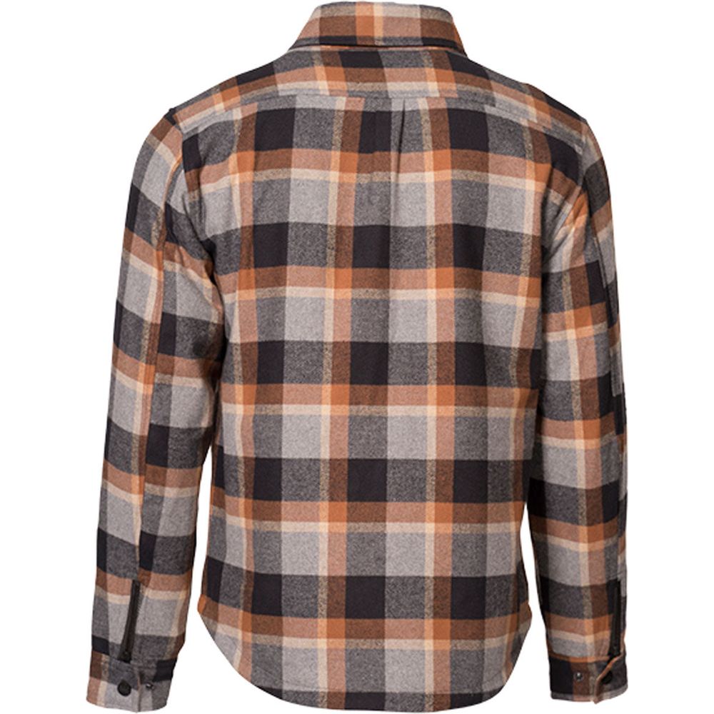 Rokker Memphis Rider Shirt Brown FREE 1 YEAR Returns, FREE UK Delivery | ThrottleChimp