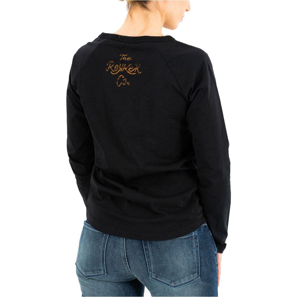 Rokker LA Catrina Long Sleeves Shirt Black FREE 1 YEAR Returns, FREE UK Delivery | ThrottleChimp