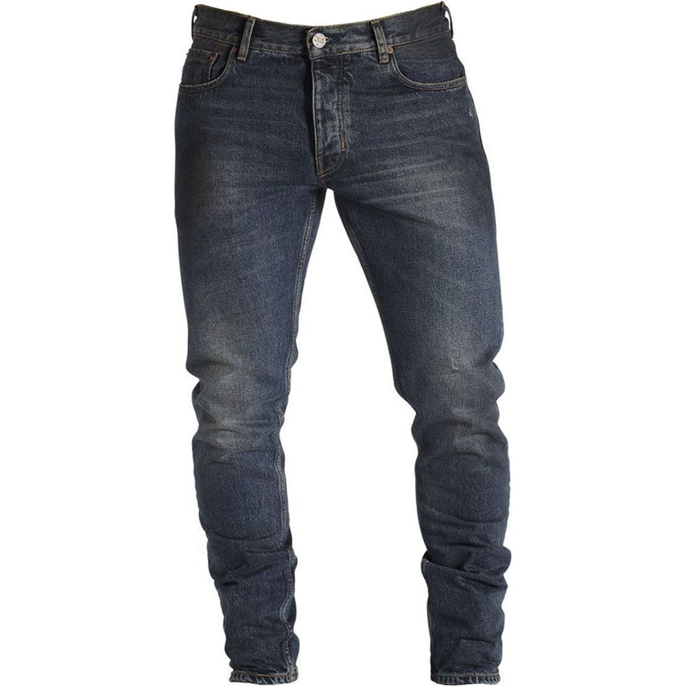 Rokker Reno Denim Jeans Deep Blue FREE 1 YEAR Returns, FREE UK Delivery | ThrottleChimp