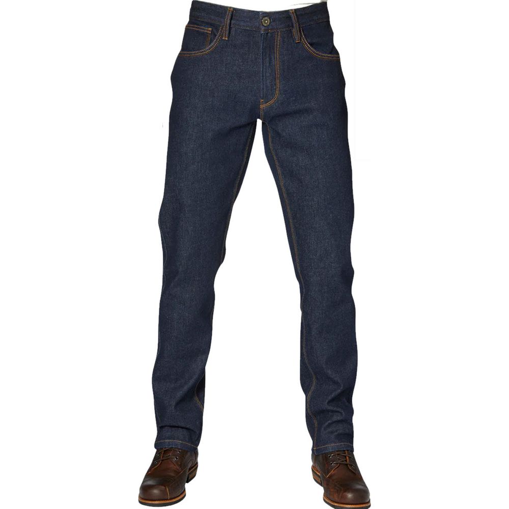 Rokker Revolution Tapered Slim Fit Denim Jeans Stonewashed Blue FREE 1 YEAR Returns, FREE UK Delivery | ThrottleChimp
