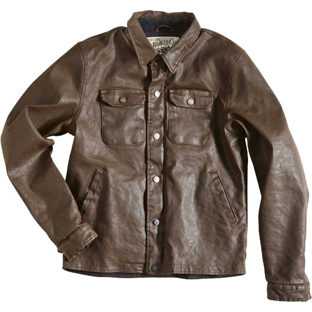Rokker Rokkertech Textile Jacket Brown FREE 1 YEAR Returns, FREE UK Delivery | ThrottleChimp