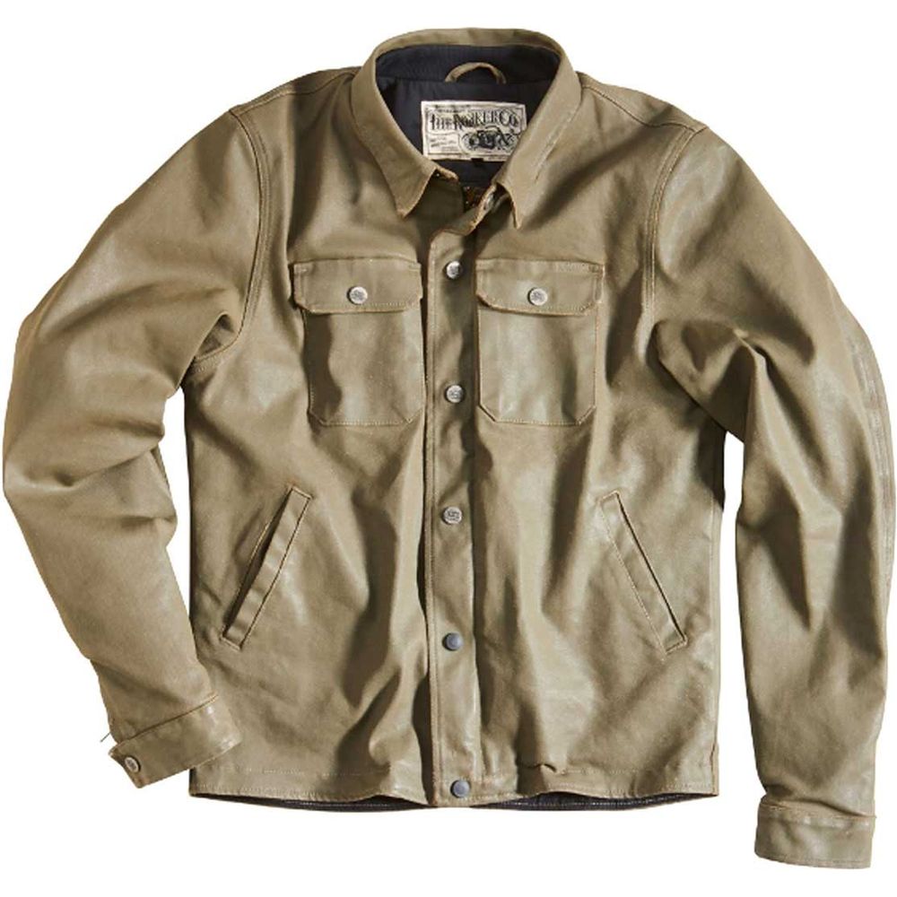 Rokker Rokkertech Textile Jacket Olive FREE 1 YEAR Returns, FREE UK Delivery | ThrottleChimp