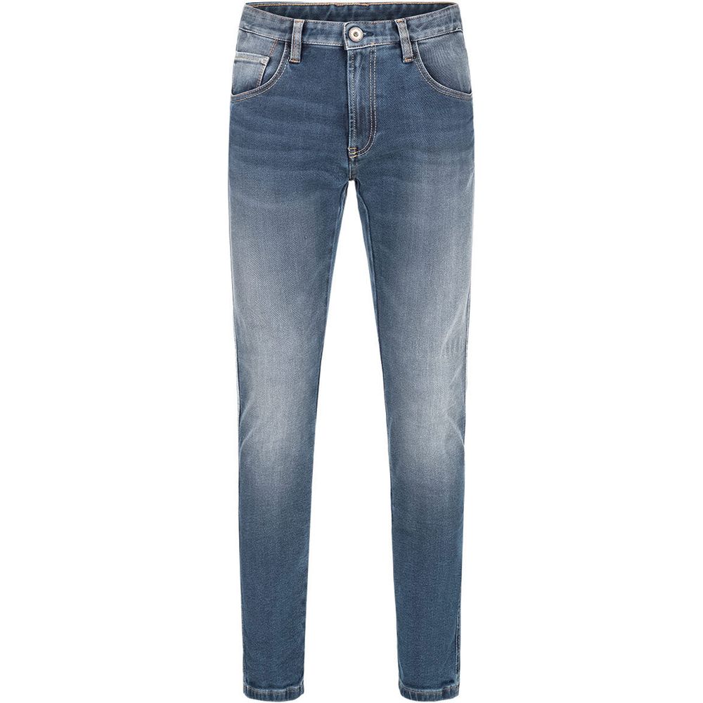 Rokker Rokkertech Tapered Slim Fit Denim Jeans Blue FREE 1 YEAR Returns, FREE UK Delivery | ThrottleChimp