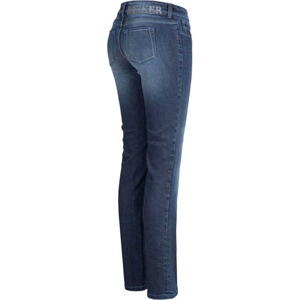 Rokker Rokkertech Ladies Denim Jeans Blue FREE 1 YEAR Returns, FREE UK Delivery | ThrottleChimp