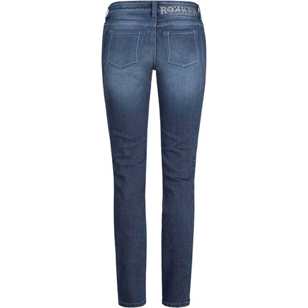 Rokker Rokkertech Ladies Denim Jeans Blue FREE 1 YEAR Returns, FREE UK Delivery | ThrottleChimp