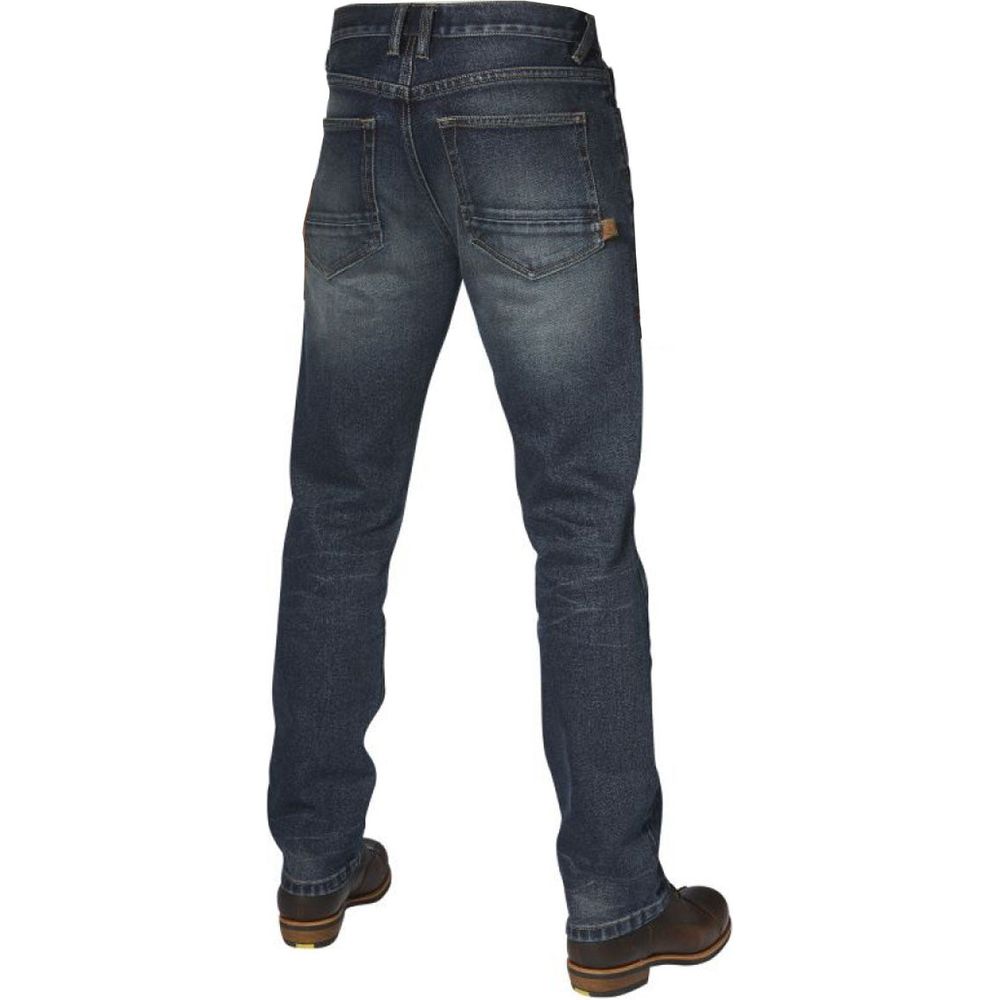 Rokker Rokkertech AAA Straight Fit Denim Jeans Washed Blue FREE 1 YEAR Returns, FREE UK Delivery | ThrottleChimp