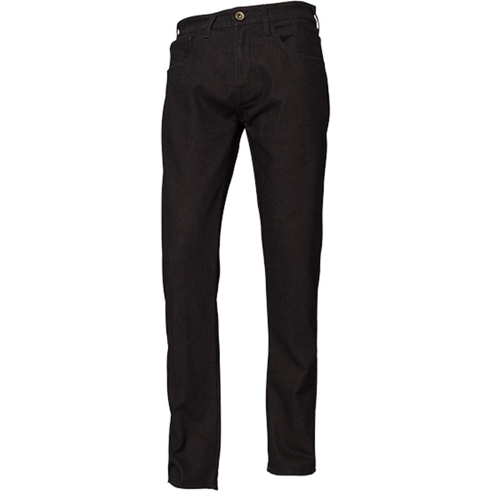 Rokker Rokkertech Tapered Slim Fit Denim Jeans Black / Black FREE 1 YEAR Returns, FREE UK Delivery | ThrottleChimp