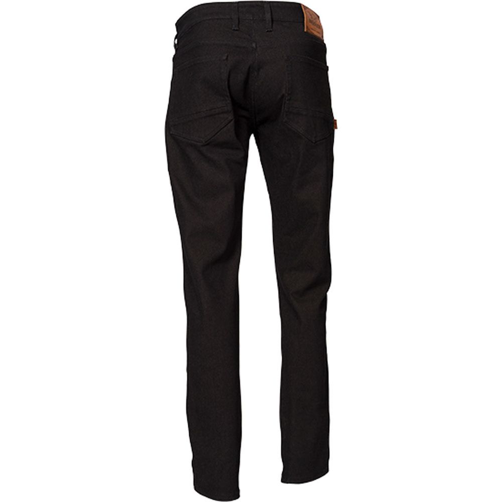 Rokker Rokkertech Tapered Slim Fit Denim Jeans Black / Black FREE 1 YEAR Returns, FREE UK Delivery | ThrottleChimp