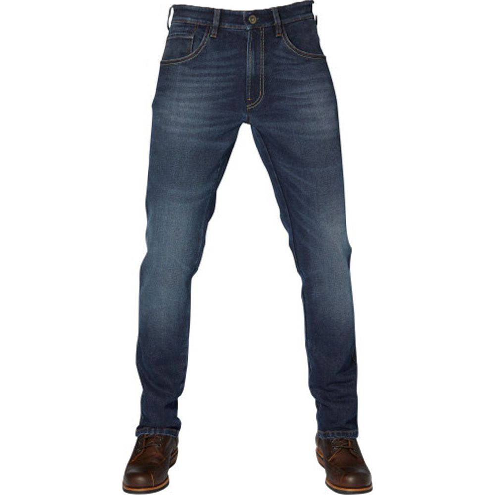 Rokker Rokkertech Tapered Slim Fit Denim Jeans Dark Blue FREE 1 YEAR Returns, FREE UK Delivery | ThrottleChimp