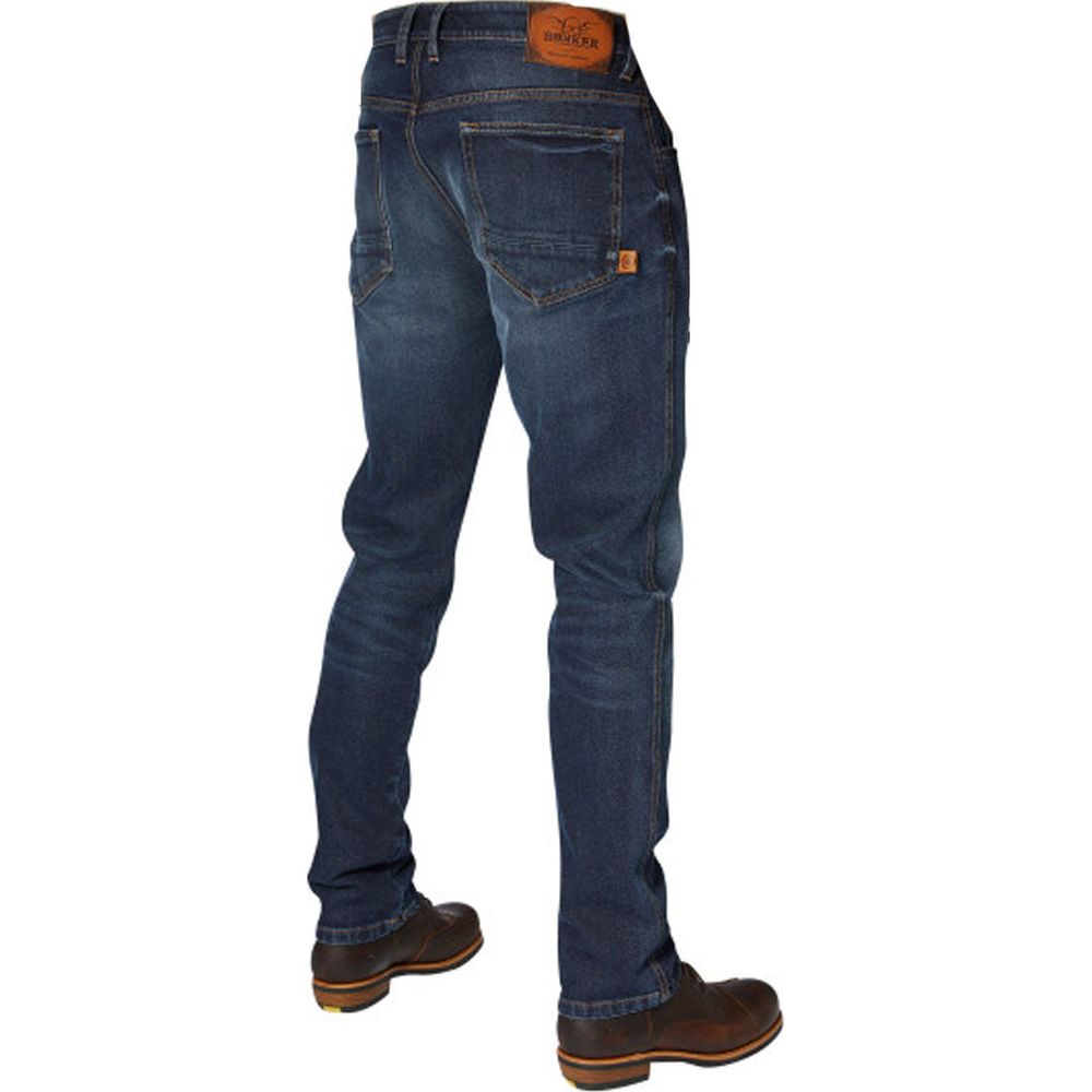 Rokker Rokkertech Tapered Slim Fit Denim Jeans Dark Blue FREE 1 YEAR Returns, FREE UK Delivery | ThrottleChimp