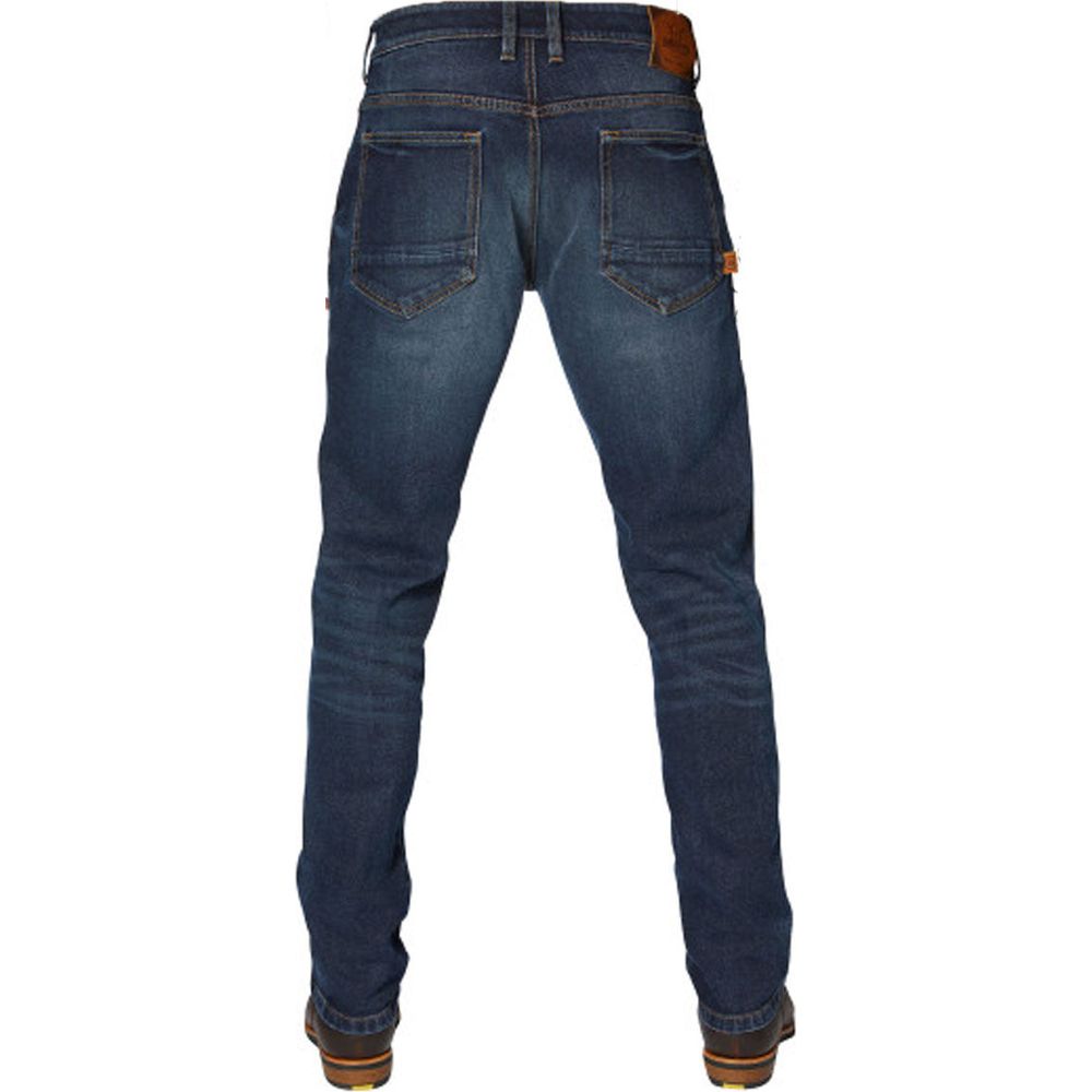Rokker Rokkertech Tapered Slim Fit Denim Jeans Dark Blue FREE 1 YEAR Returns, FREE UK Delivery | ThrottleChimp