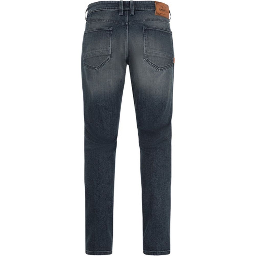 Rokker Rokkertech Tapered Slim Fit Denim Jeans Mid Blue FREE 1 YEAR Returns, FREE UK Delivery | ThrottleChimp