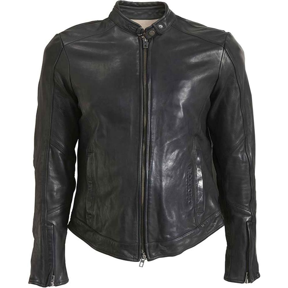 Rokker Street Leather Jacket Black FREE 1 YEAR Returns, FREE UK Delivery | ThrottleChimp