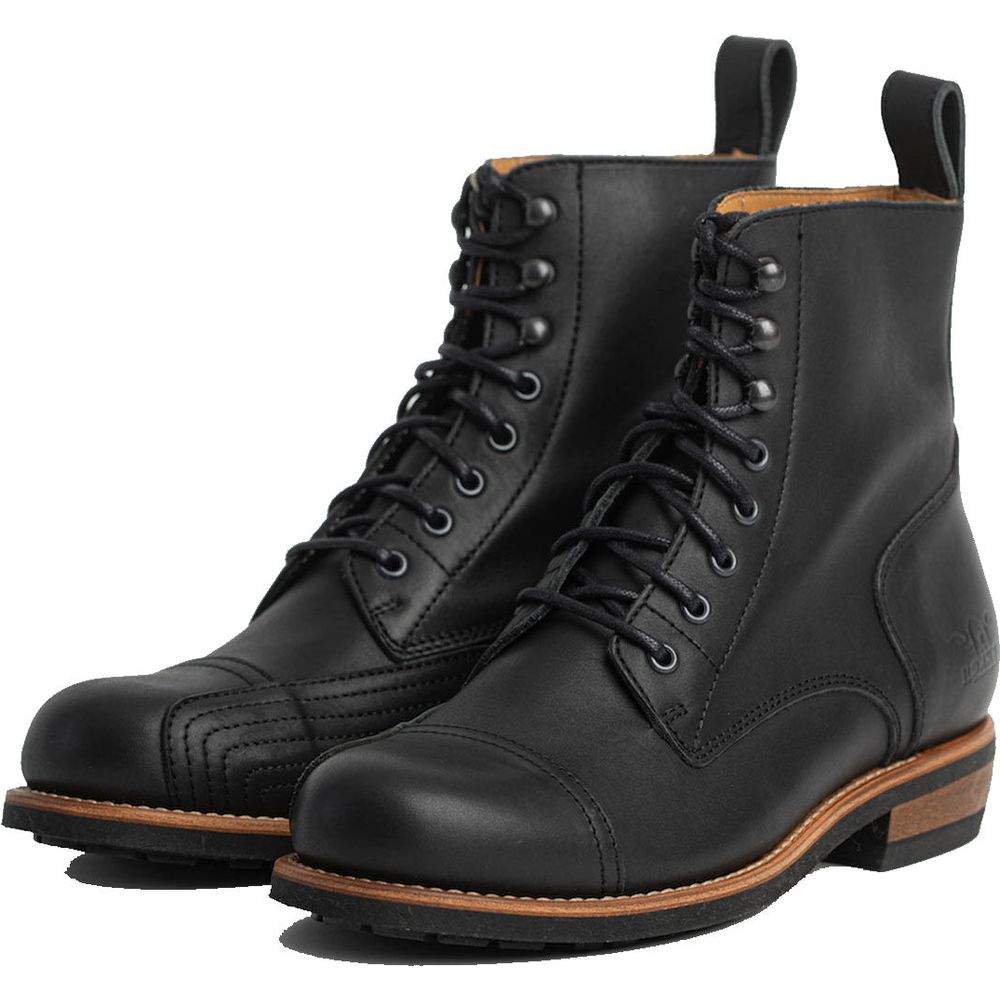 Rokker Urban Rebel Leather Boots Black FREE 1 YEAR Returns, FREE UK Delivery | ThrottleChimp