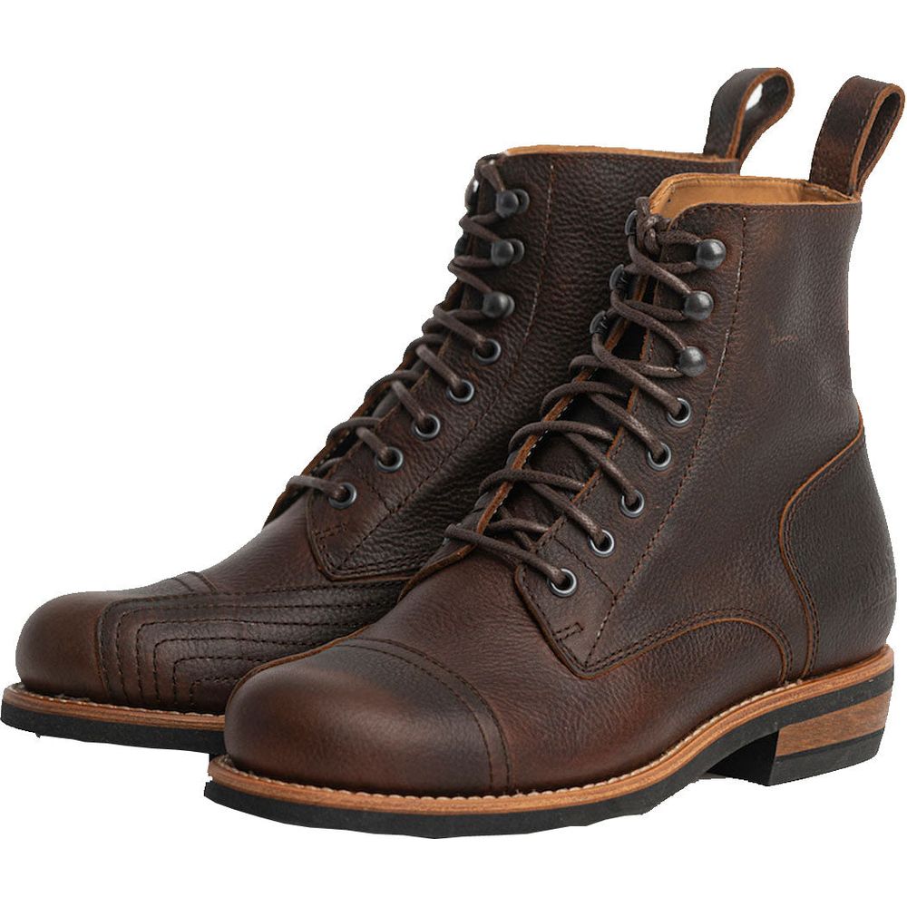 Rokker Urban Rebel Leather Boots Brown FREE 1 YEAR Returns, FREE UK Delivery | ThrottleChimp