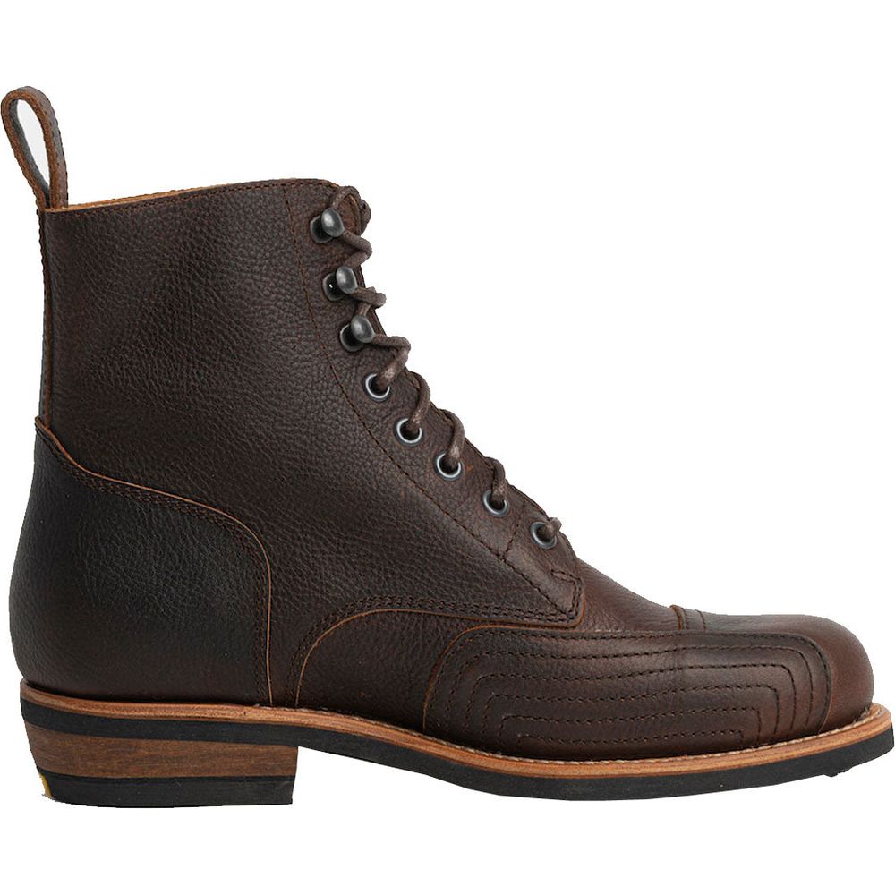 Rokker Urban Rebel Leather Boots Brown FREE 1 YEAR Returns, FREE UK Delivery | ThrottleChimp