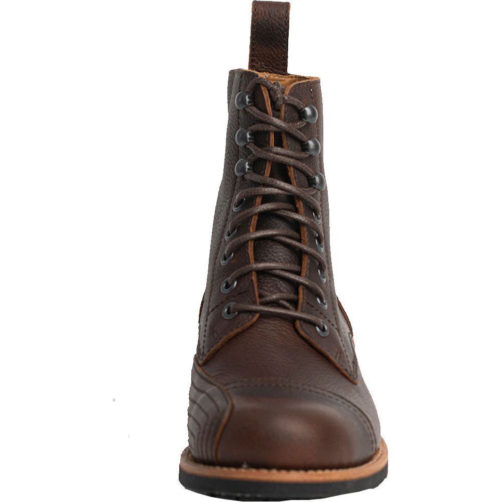 Rokker Urban Rebel Leather Boots Brown FREE 1 YEAR Returns, FREE UK Delivery | ThrottleChimp
