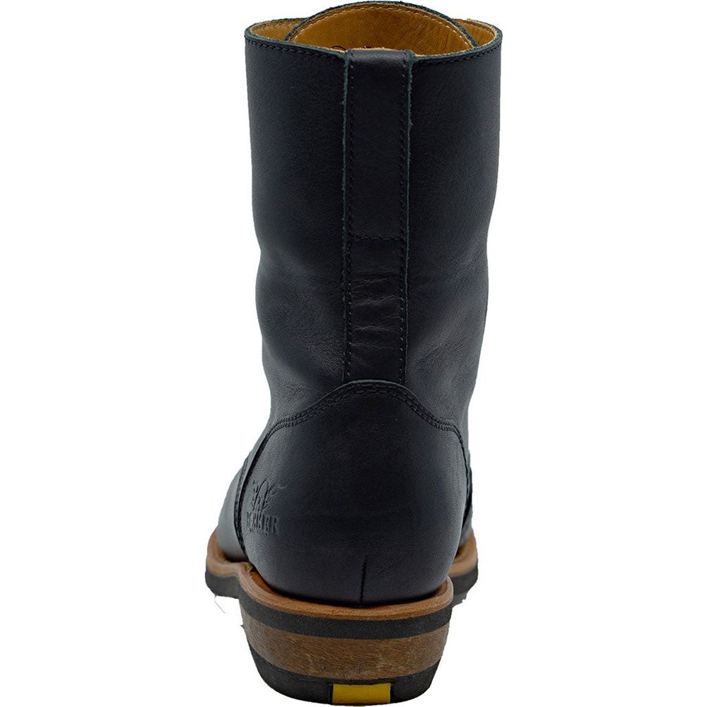 Rokker Urban Rebel Ladies Leather Boots Black FREE 1 YEAR Returns, FREE UK Delivery | ThrottleChimp