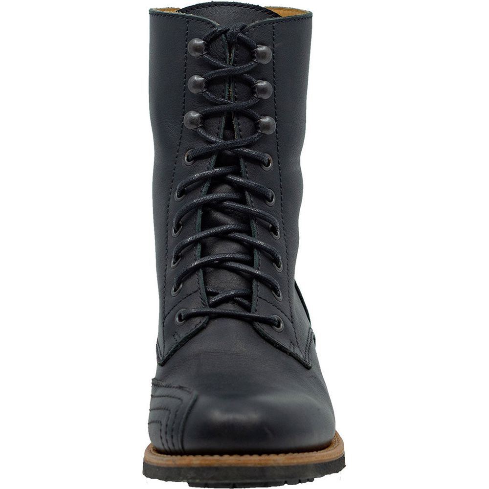 Rokker Urban Rebel Ladies Leather Boots Black FREE 1 YEAR Returns, FREE UK Delivery | ThrottleChimp