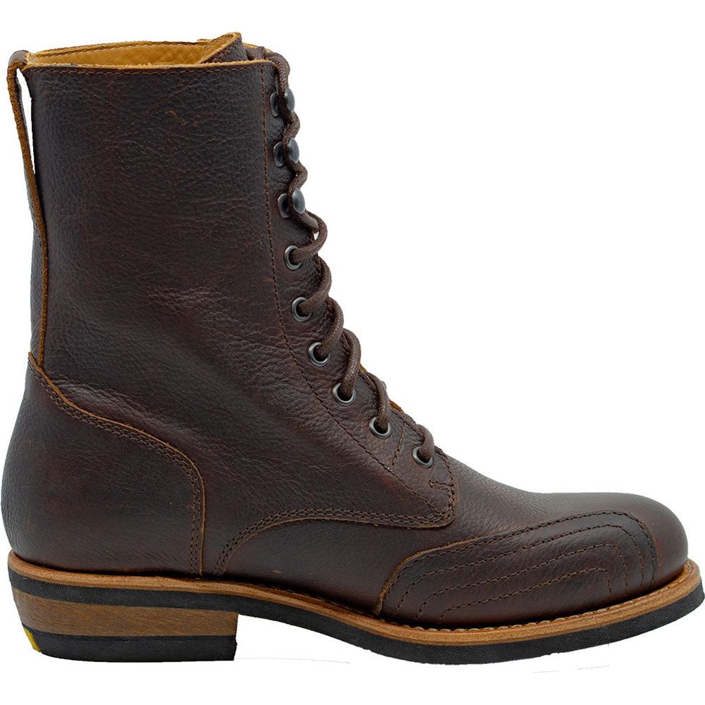 Rokker Urban Rebel Ladies Leather Boots Brown FREE 1 YEAR Returns, FREE UK Delivery | ThrottleChimp