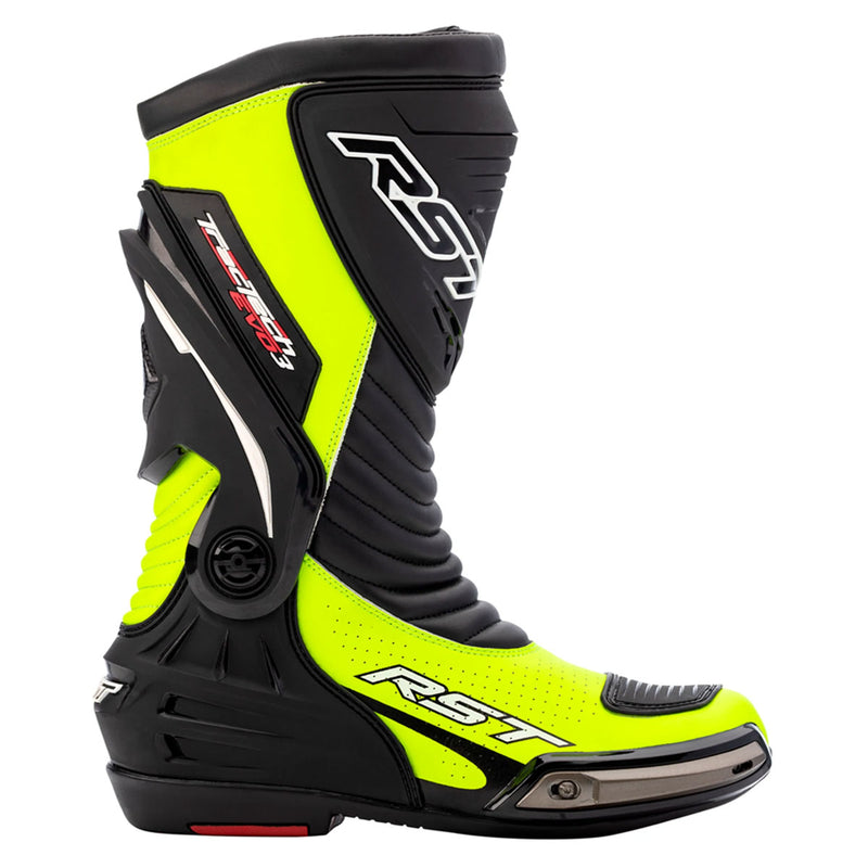 RST Tractech Evo 3 Sport CE Boots Fluo Yellow / Black - ThrottleChimp