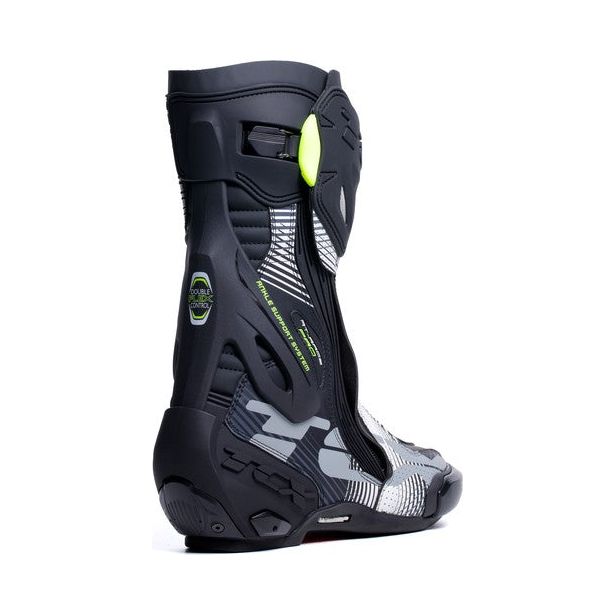 TCX RT Race Pro Air Boots Black / White / Grey FREE 1 YEAR Returns, FREE UK Delivery | ThrottleChimp