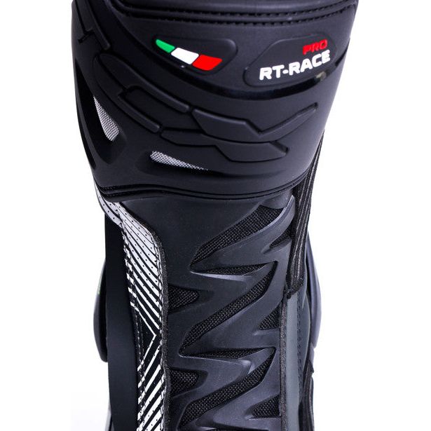 TCX RT Race Pro Air Boots Black / White / Grey FREE 1 YEAR Returns, FREE UK Delivery | ThrottleChimp