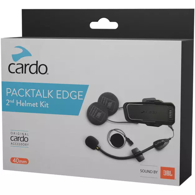 Cardo Packtalk Edge 2nd Helmet JBL Kit Black