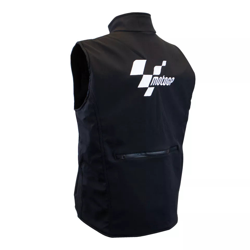 MotoGP Softshell Adult Gilet Black FREE 1 YEAR Returns, FREE UK Delivery | ThrottleChimp