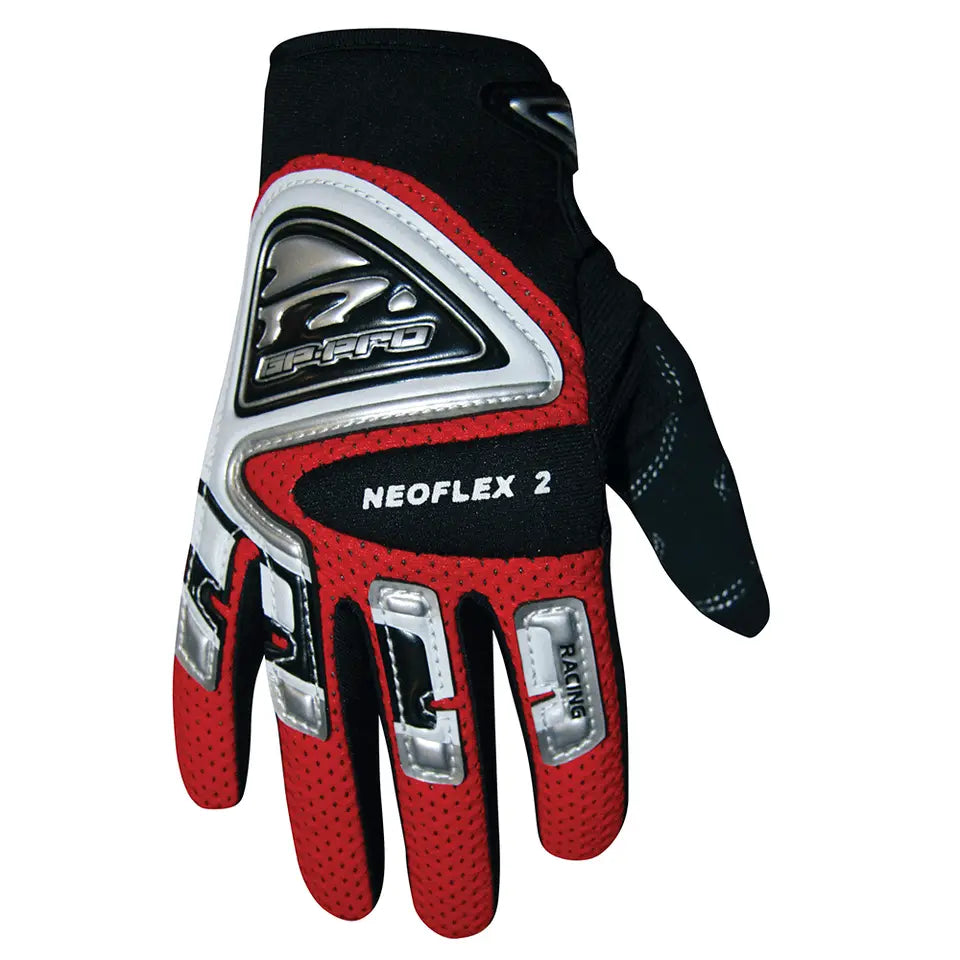 GP Pro Neoflex-2 Adult Gloves Red FREE 1 YEAR Returns, FREE UK Delivery | ThrottleChimp