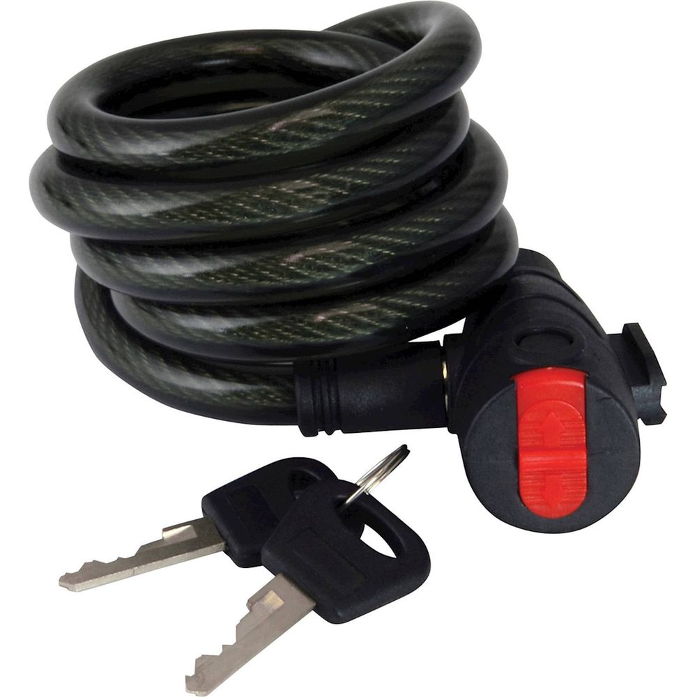 Mammoth Security Coil Cable Lock FREE 1 YEAR Returns, FREE UK Delivery | ThrottleChimp