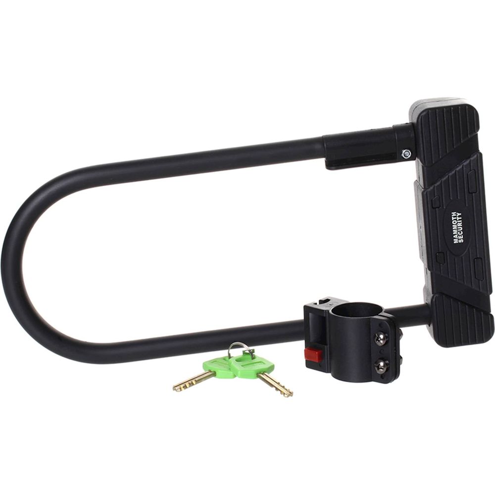 Mammoth Security Shackle U-Lock FREE 1 YEAR Returns, FREE UK Delivery | ThrottleChimp