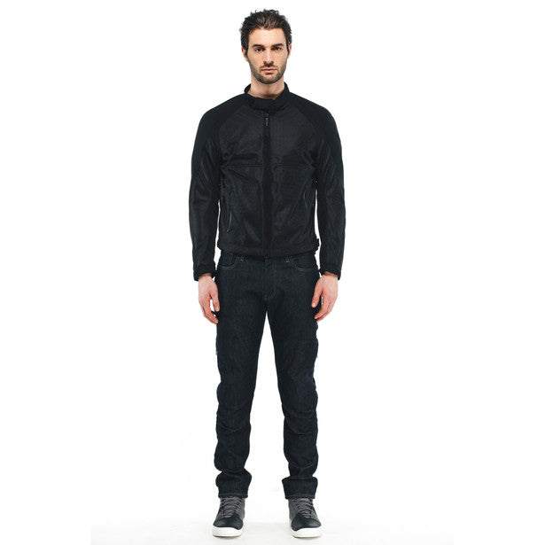 Dainese Sevilla Air Summer Textile Jacket Black / Black FREE 1 YEAR Returns, FREE UK Delivery | ThrottleChimp