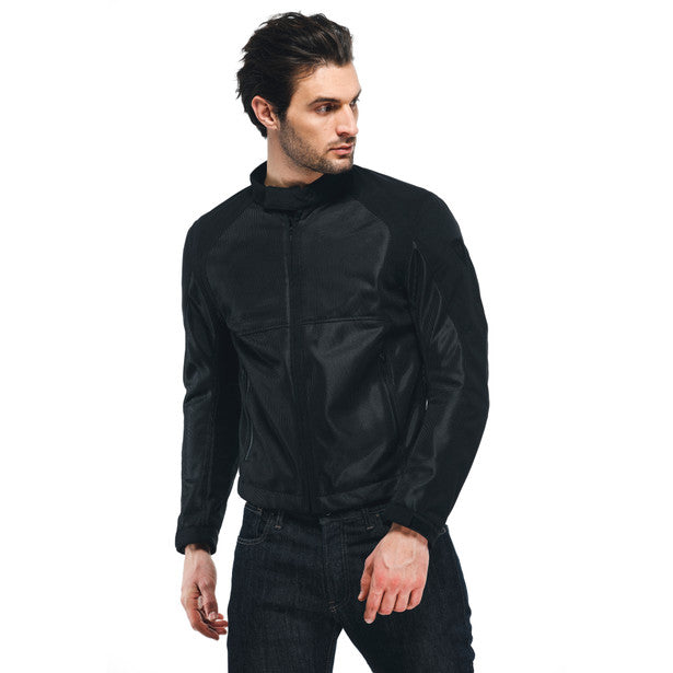 Dainese Sevilla Air Summer Textile Jacket Black / Black FREE 1 YEAR Returns, FREE UK Delivery | ThrottleChimp