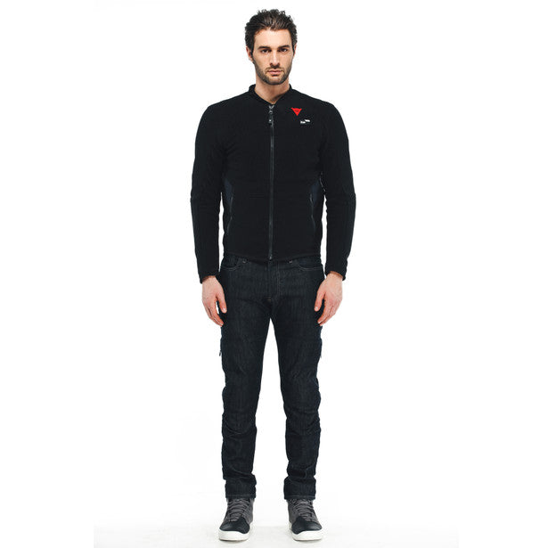 Dainese Smart LS Airbag Textile Jacket Black FREE 1 YEAR Returns, FREE UK Delivery | ThrottleChimp