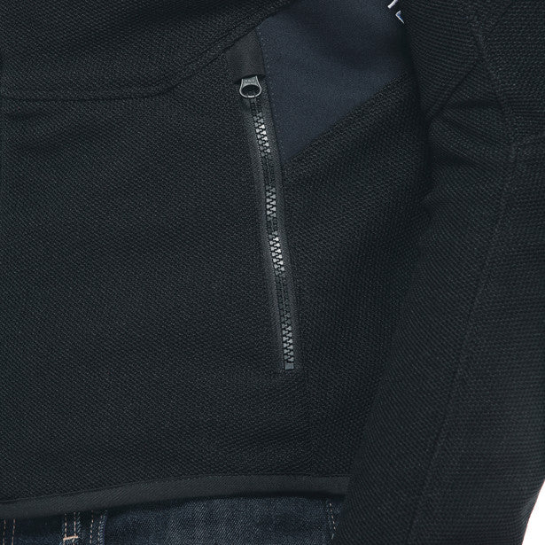 Dainese Smart LS Airbag Textile Jacket Black FREE 1 YEAR Returns, FREE UK Delivery | ThrottleChimp